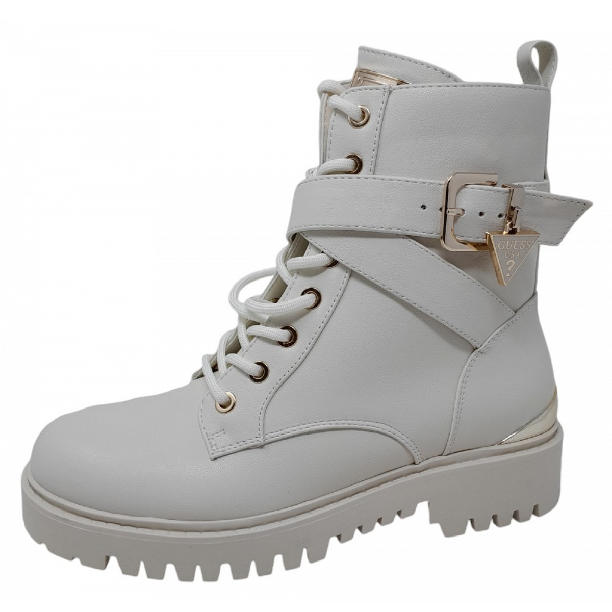 Guess OLSY Schnürstiefel Beige