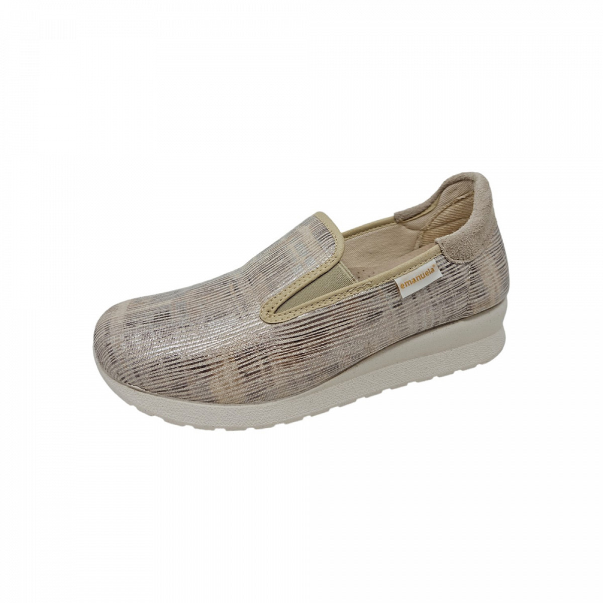Emanuela Marro 9 Hausschuh Beige