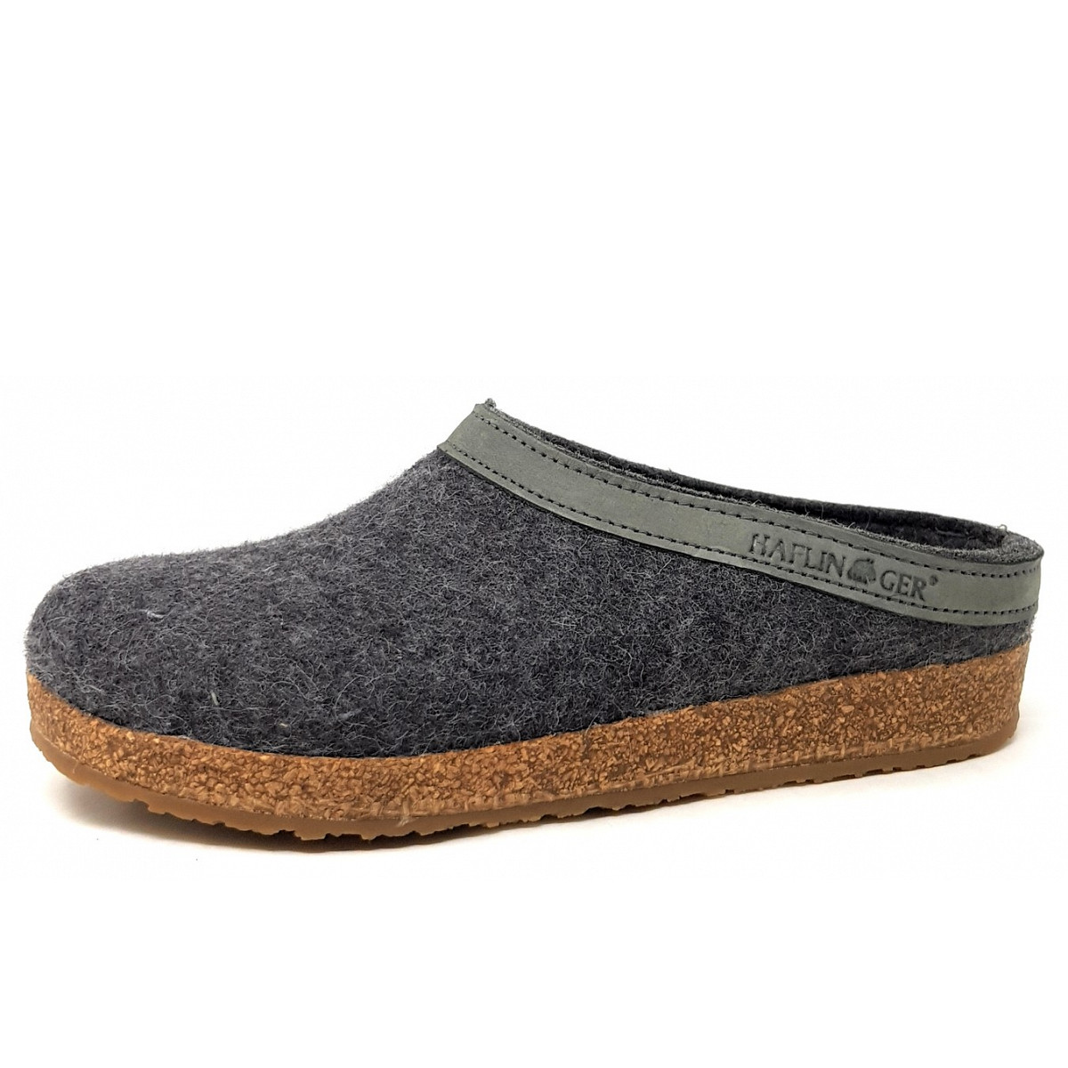 Haflinger Grizzliy Torben  Hausschuh Grau