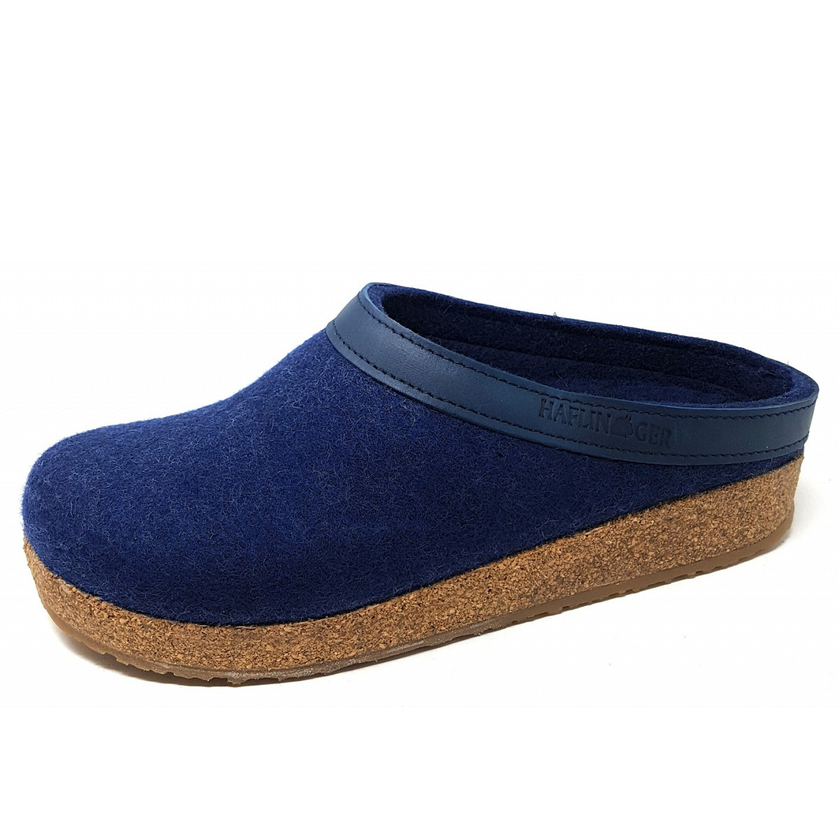 Haflinger Grizzly Torben  Hausschuh Blau