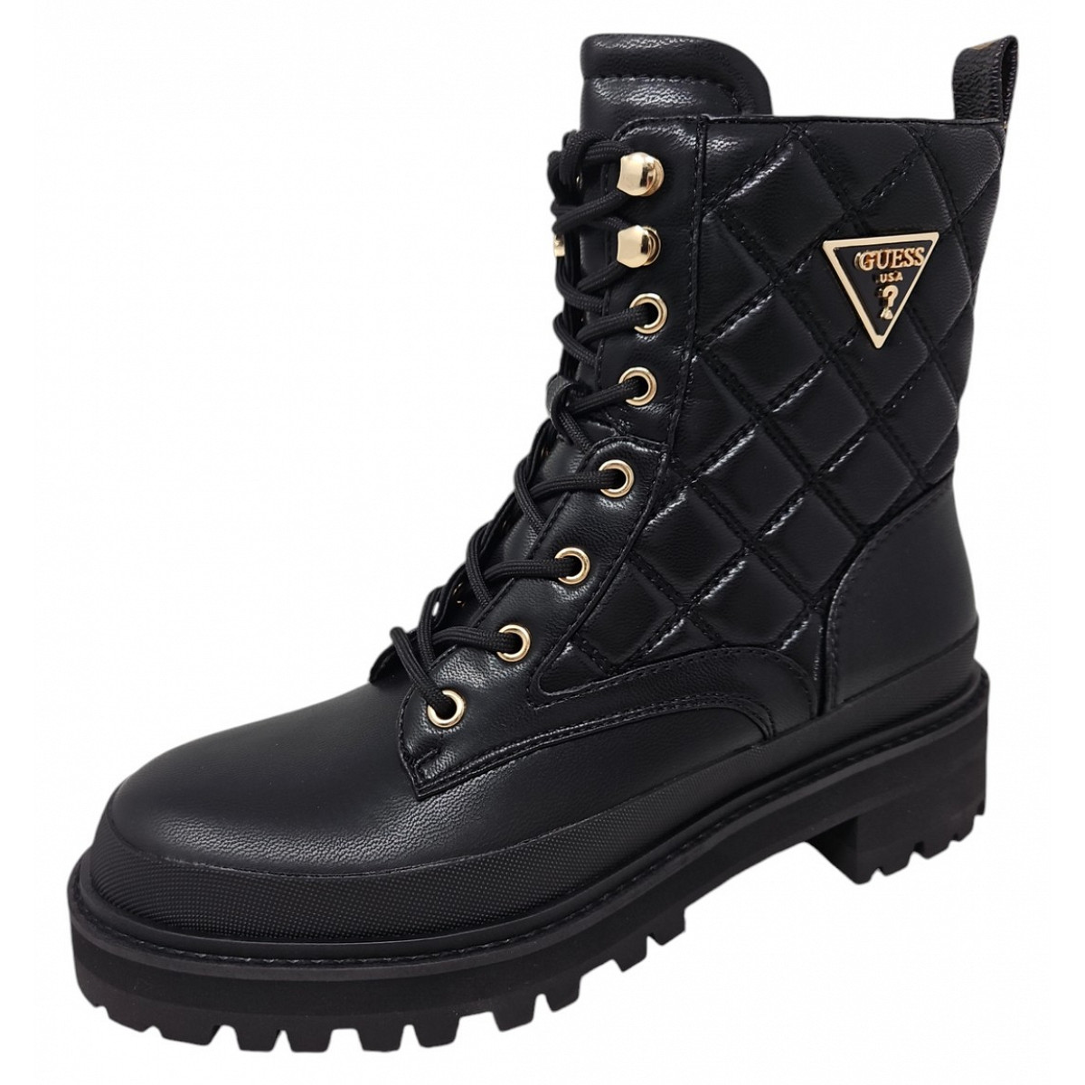 Guess Badae 2 Schnürstiefel Schwarz