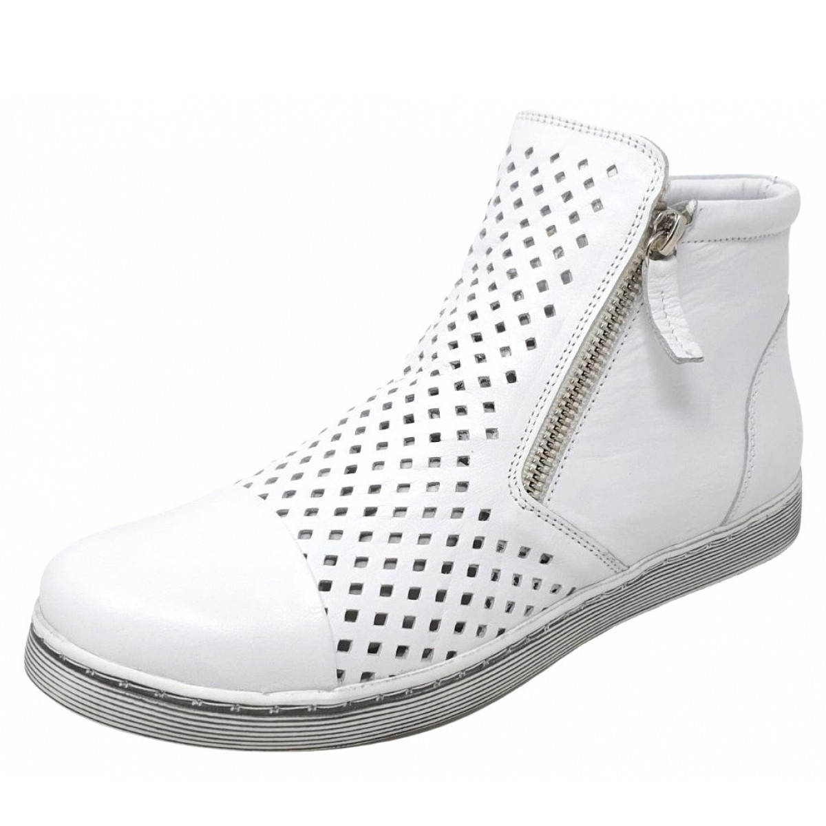 andrea conti Sommerstiefel Stiefel Weiß