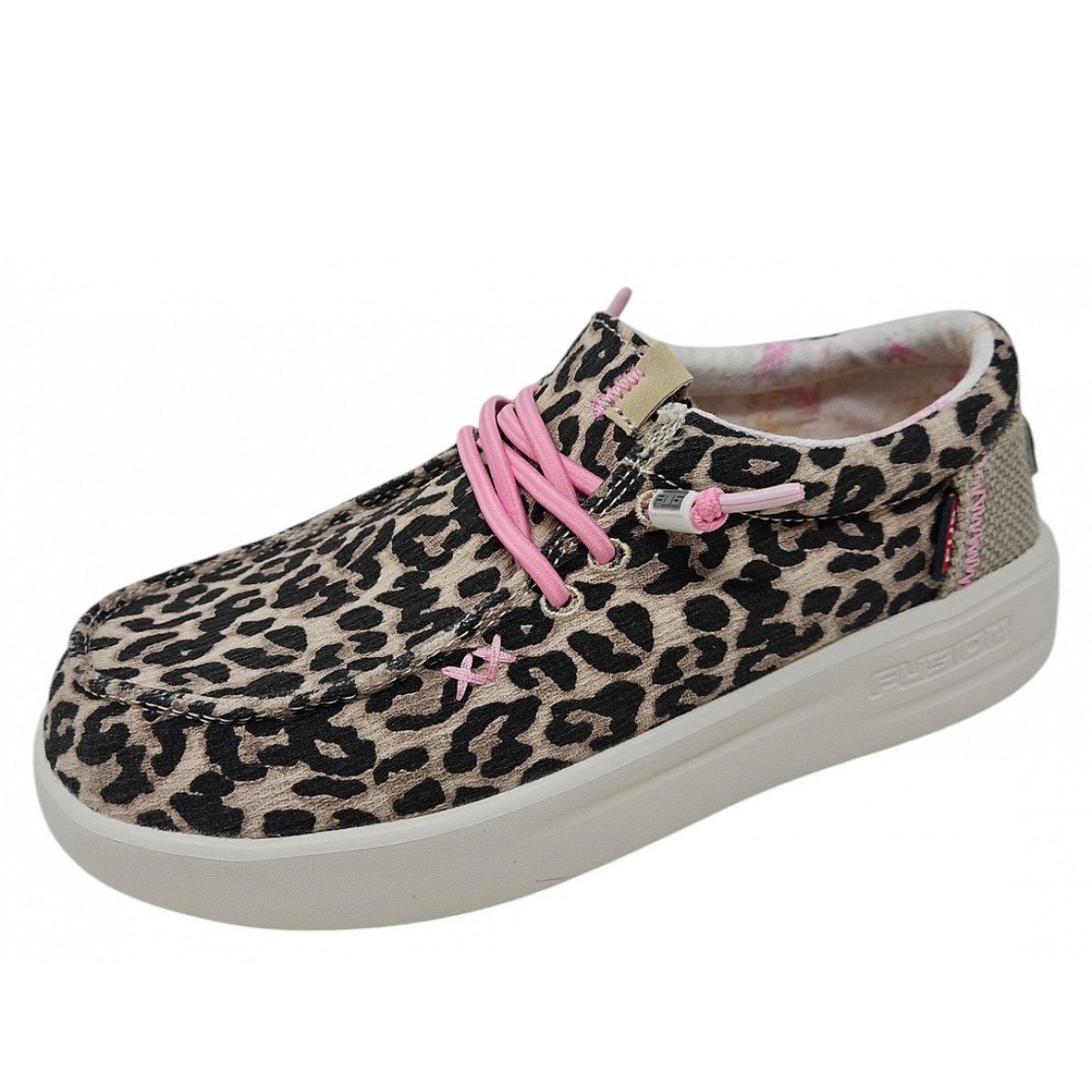 Fusion Leinenschuh Beige