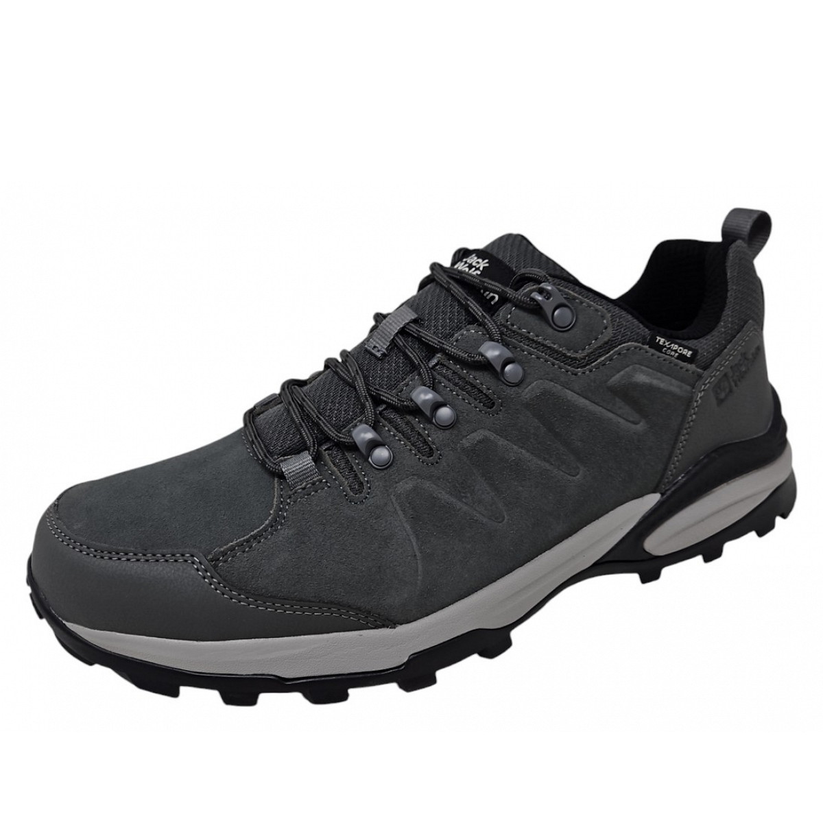 Jack Wolfskin Refugion Low M Wanderschuh Grau