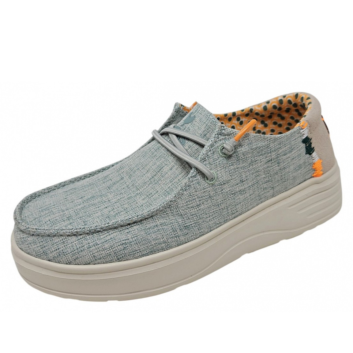 Pitas Leinenschuh Grün