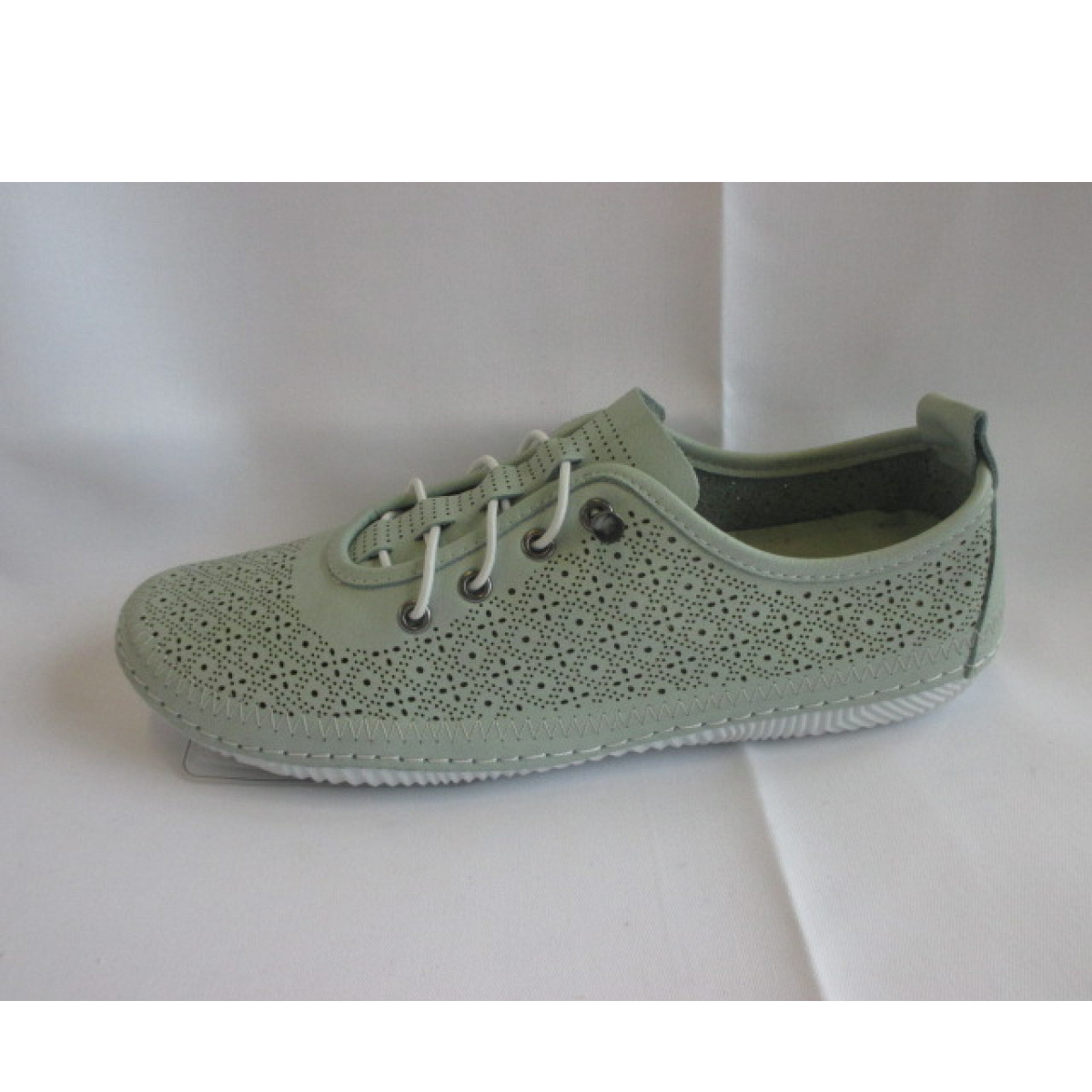 Cosmos Comfort sportlicher Schnürer Grün