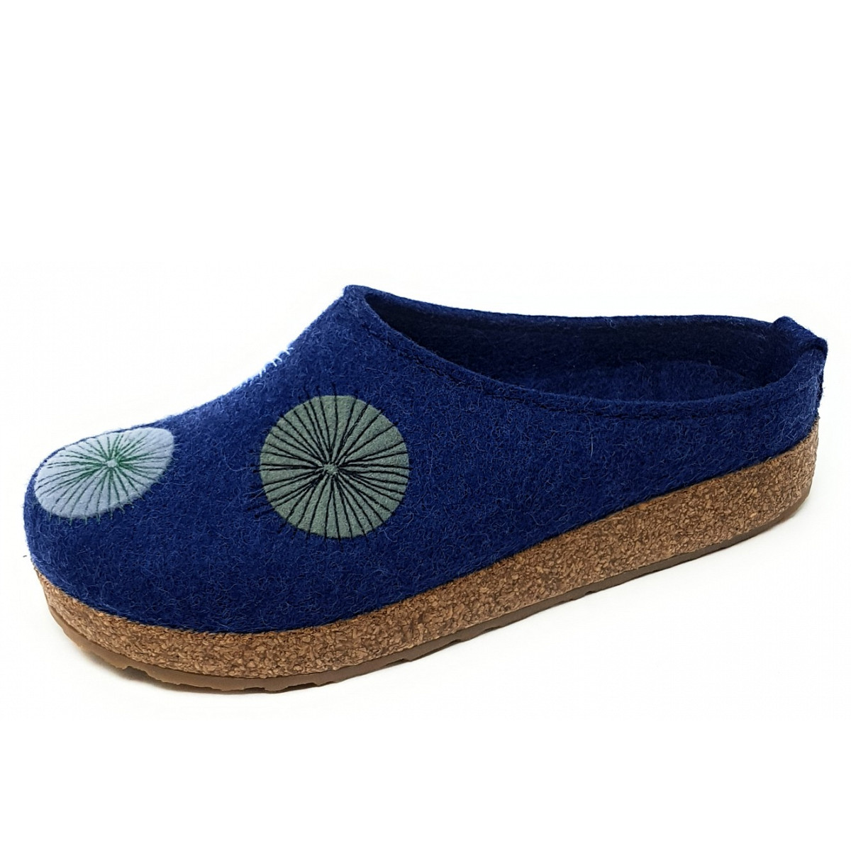 Haflinger Griizzly Radius  Hausschuh Blau