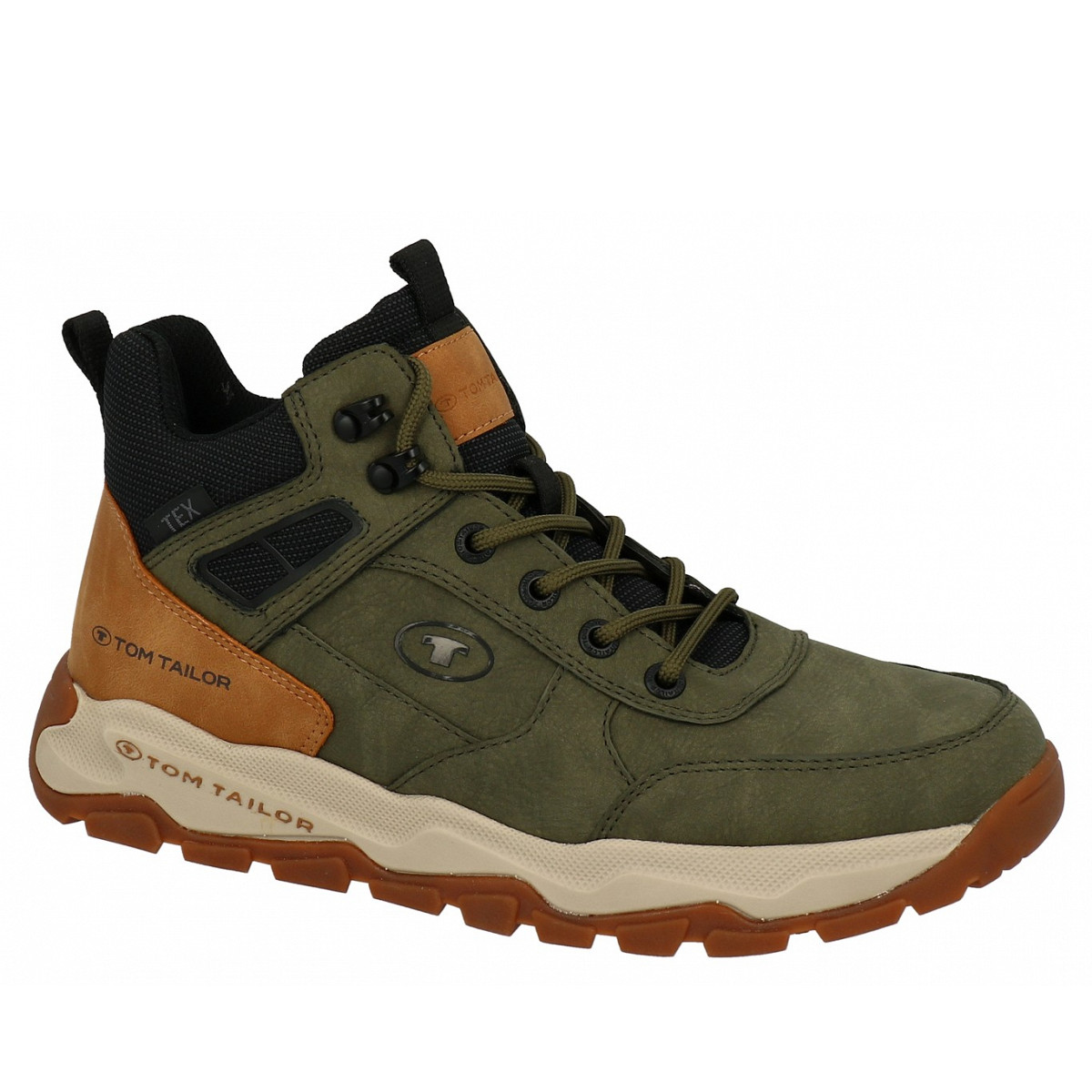 Tom Tailor Schnürstiefel Grün