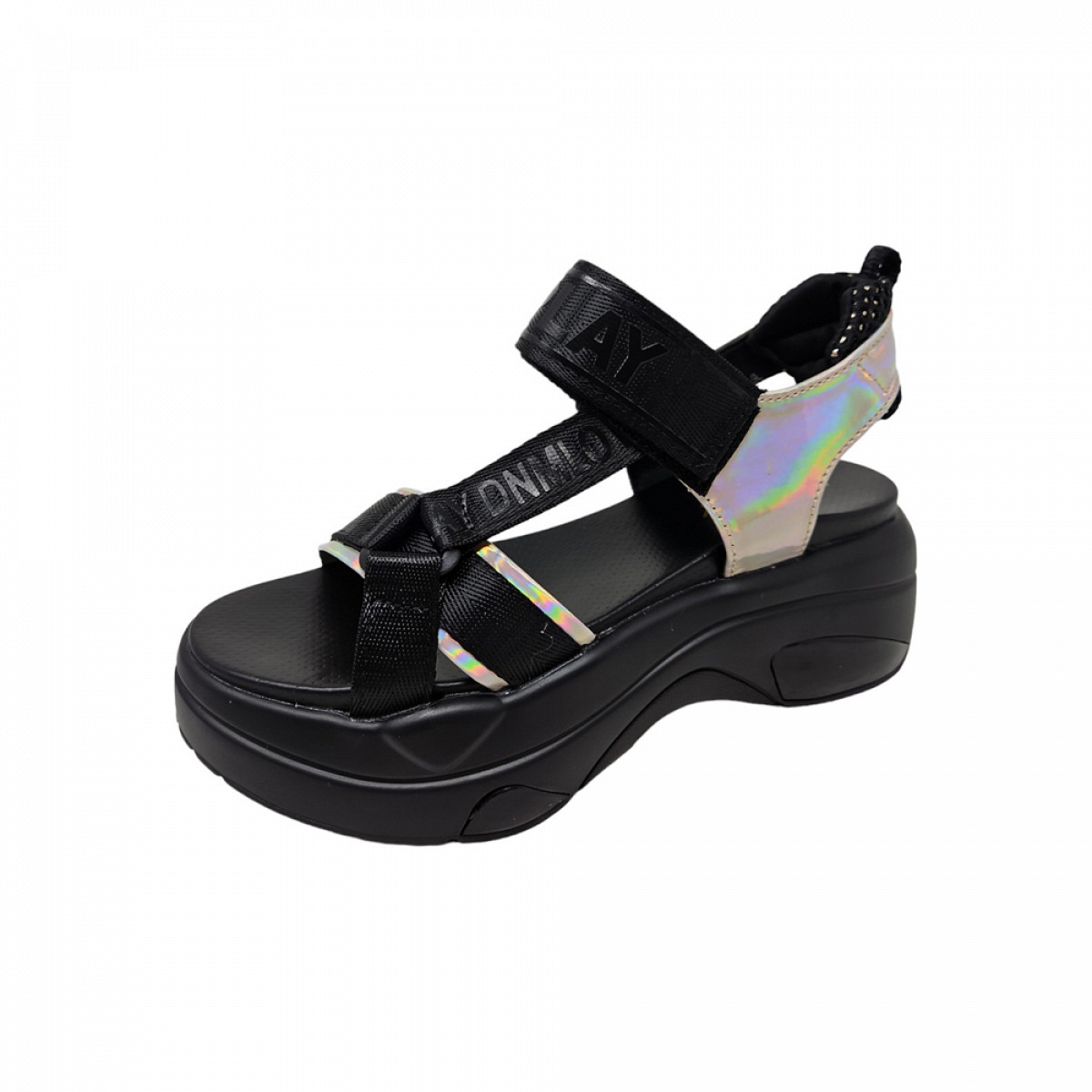 REPLAY Tempura Wellow Sandale Schwarz