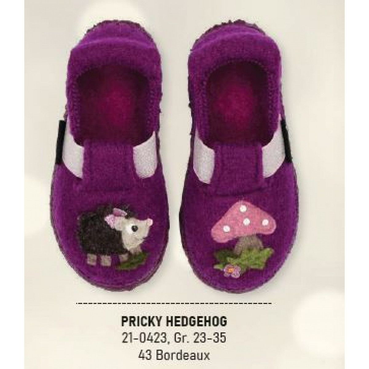 Nanga Pricky Hedgehog Hausschuh Violett