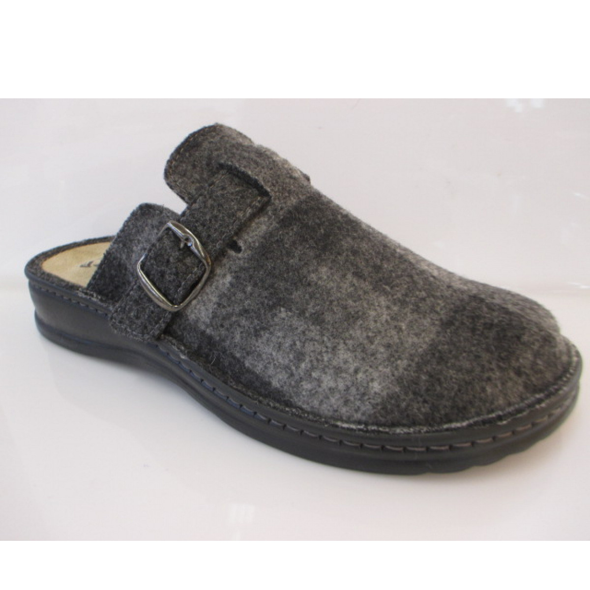 MUBB-Comfort Hausschuh Grau