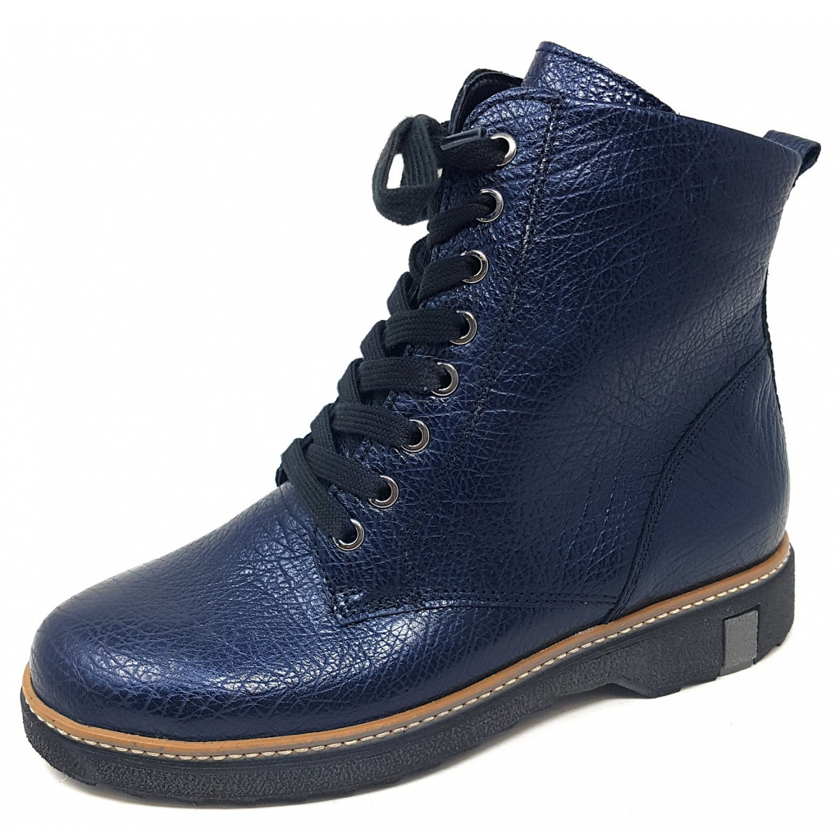 Waldläufer Kitomi  Schnürstiefelette Blau