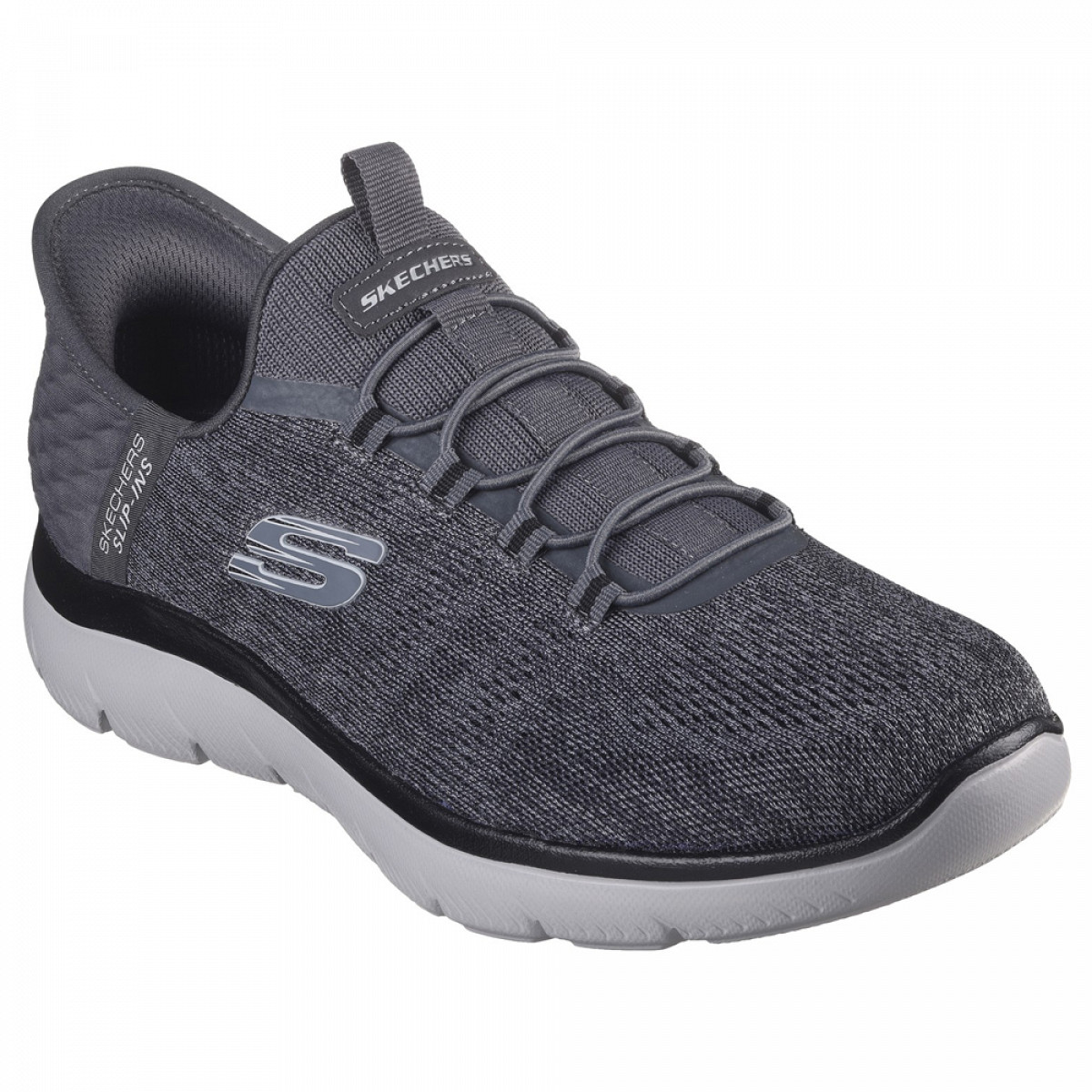 Skechers Slip Ins Slipper Grau