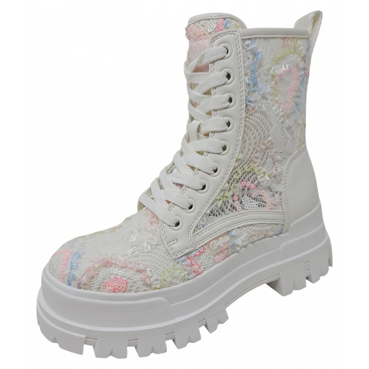 Buffalo Sommerstiefel Stiefel Weiß