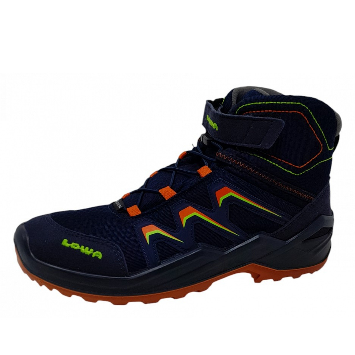 Lowa Maddox Warm GTX Mid Jr. Wanderschuh Blau