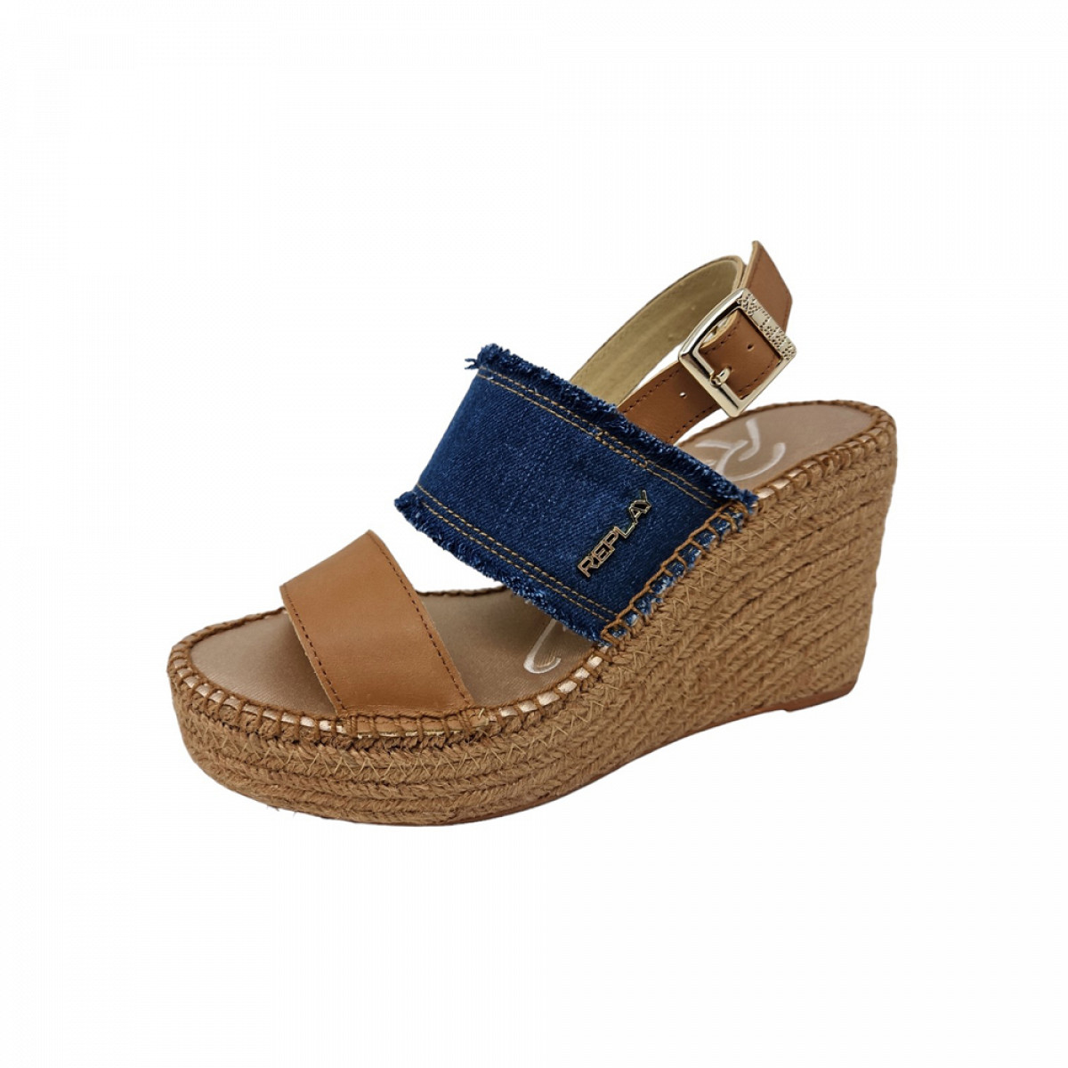 REPLAY Jess Band Sandalette Blau