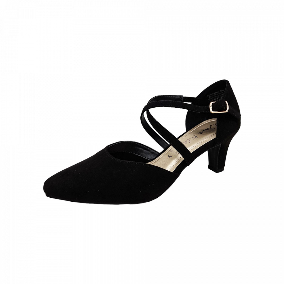 Piece of Mind Spangenpump Schwarz