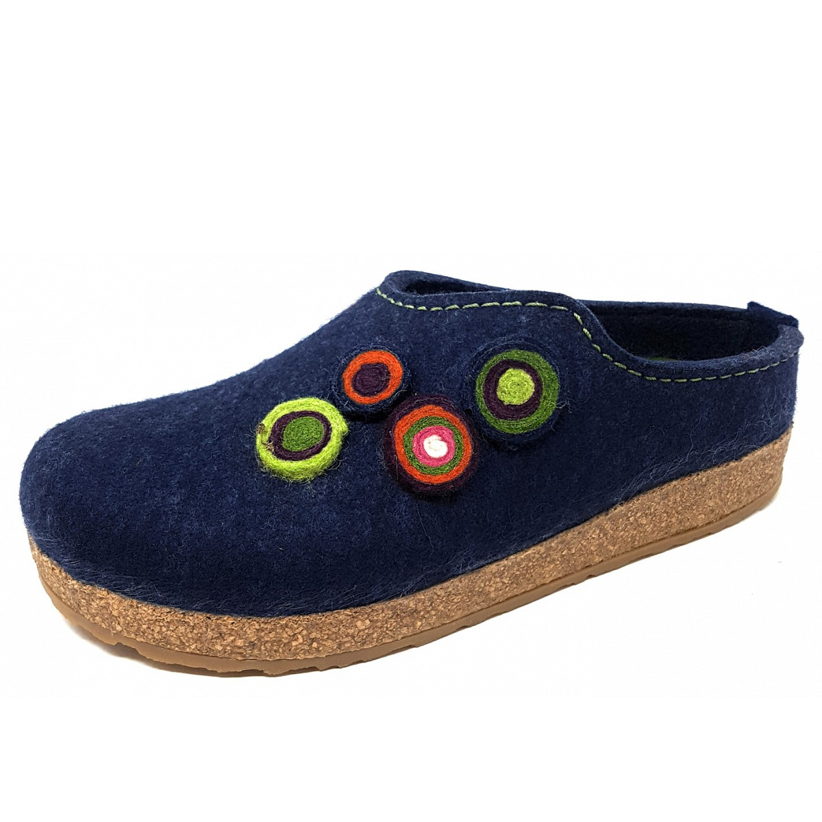 Haflinger Grizzly Kanon  Hausschuh Blau