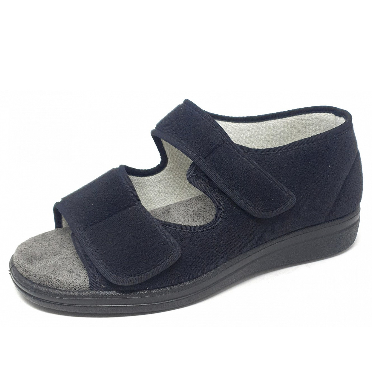 Fischer Markenschuhe Diabetiker Sandale Sandale Schwarz