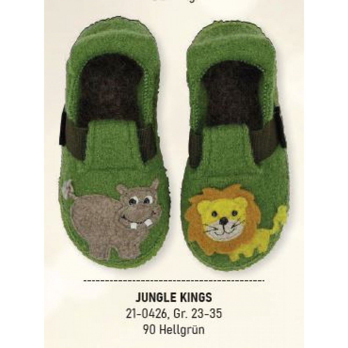 Nanga Jungle Kids Hausschuh Grün