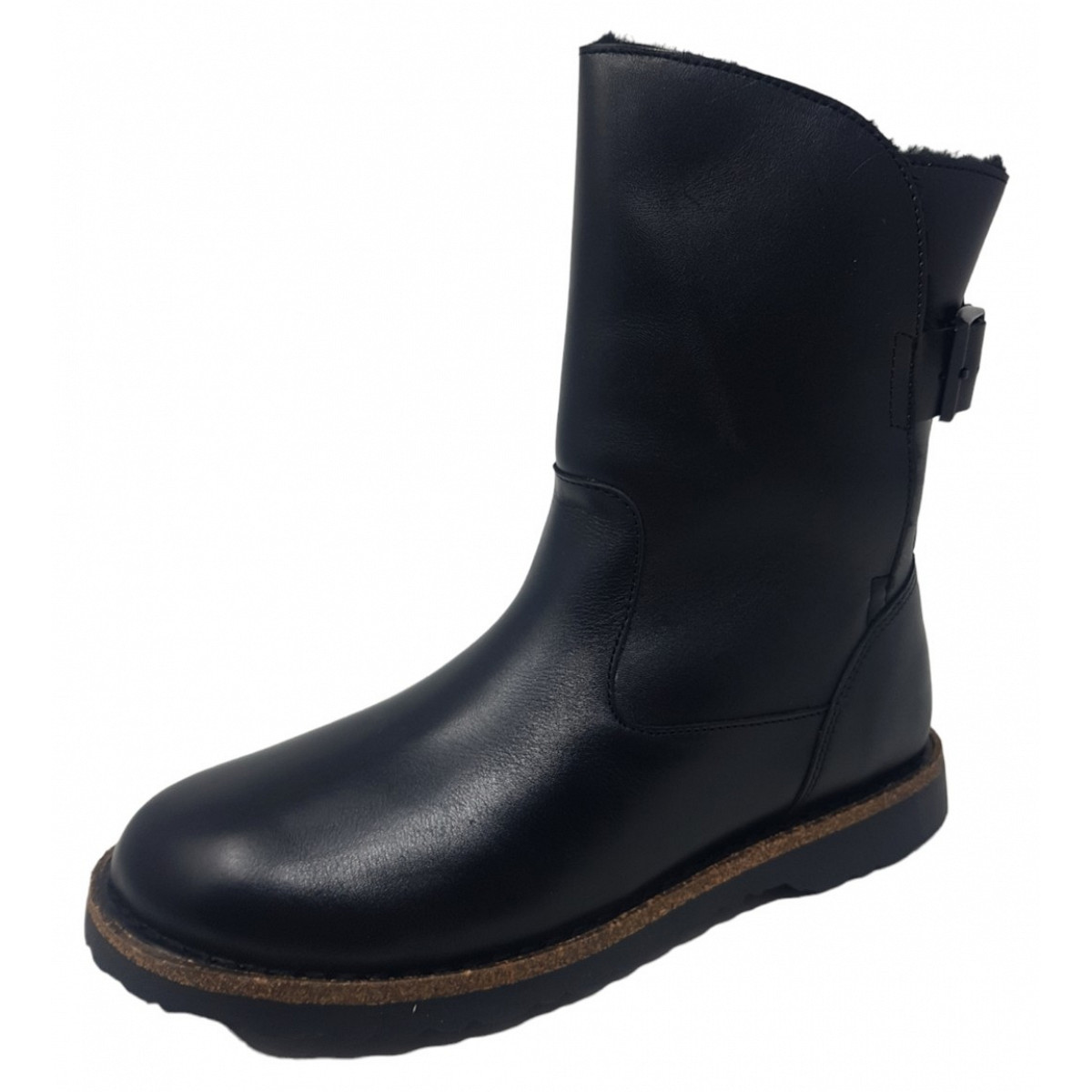 Birkenstock Uppsala Shearling Stiefel Schwarz