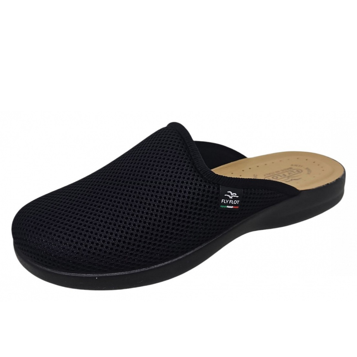 FLY FLOT Hausschuh Schwarz