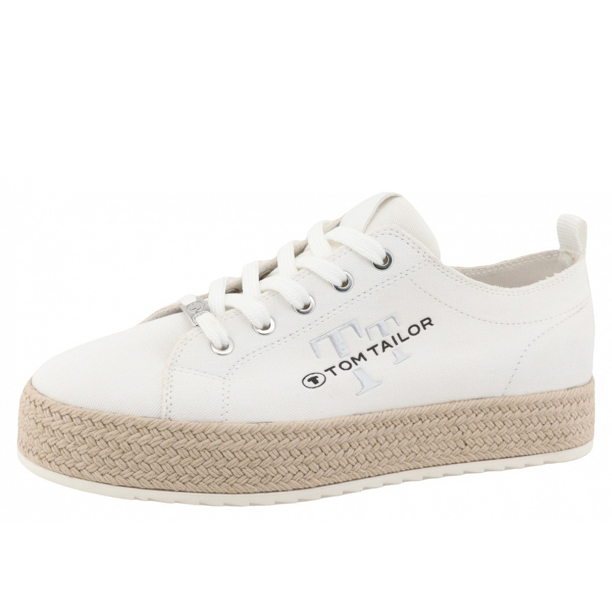 Tom Tailor sportlicher Schnürer Weiß