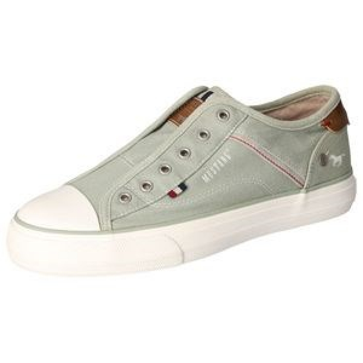 Mustang Mustang Leinenschuh Grün