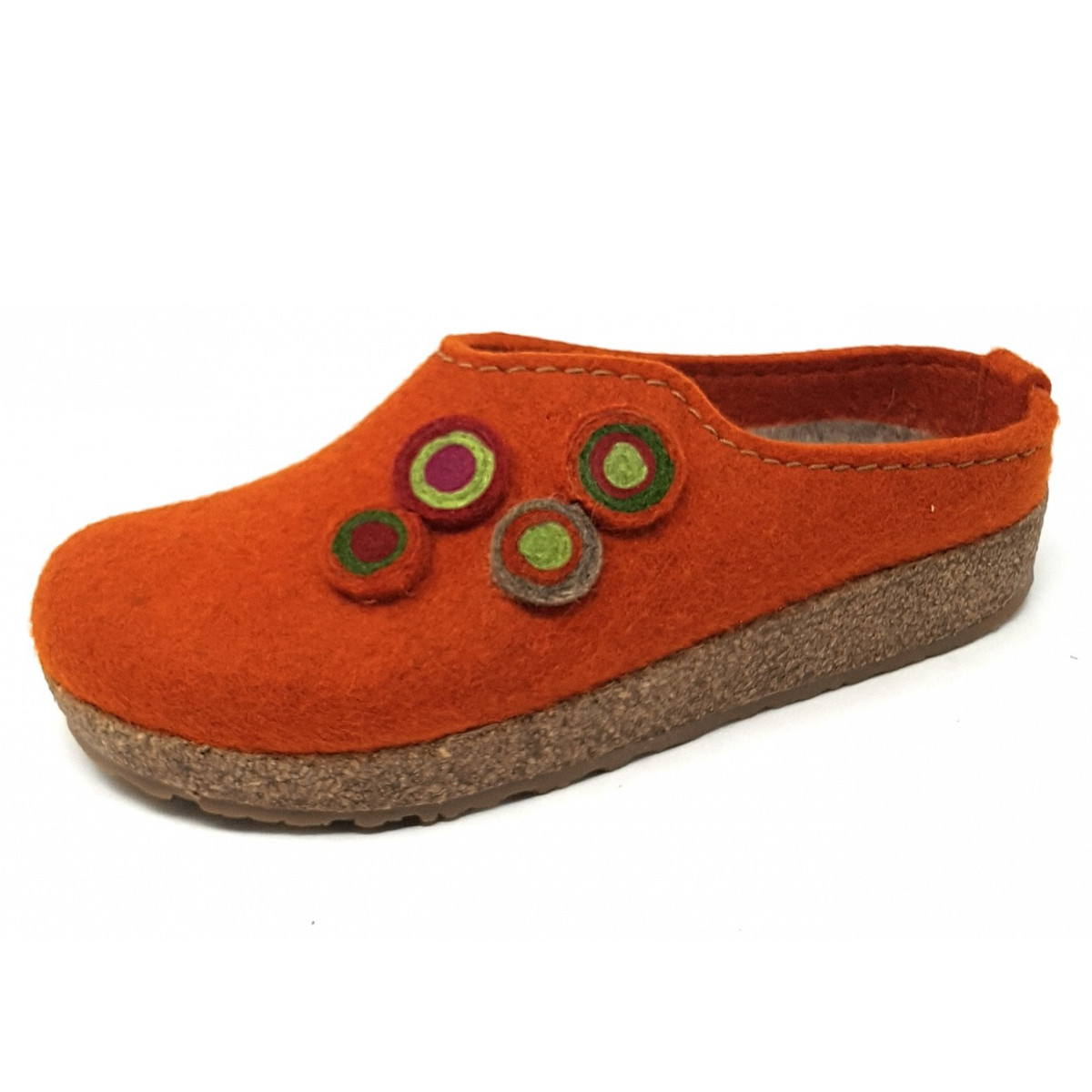 Haflinger Grizzly Kanon  Hausschuh Rot