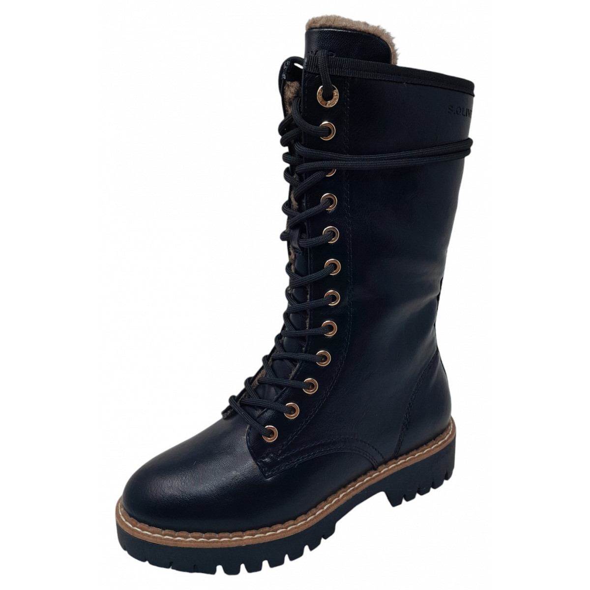 s.Oliver S. Oliver Schnürstiefel Schwarz