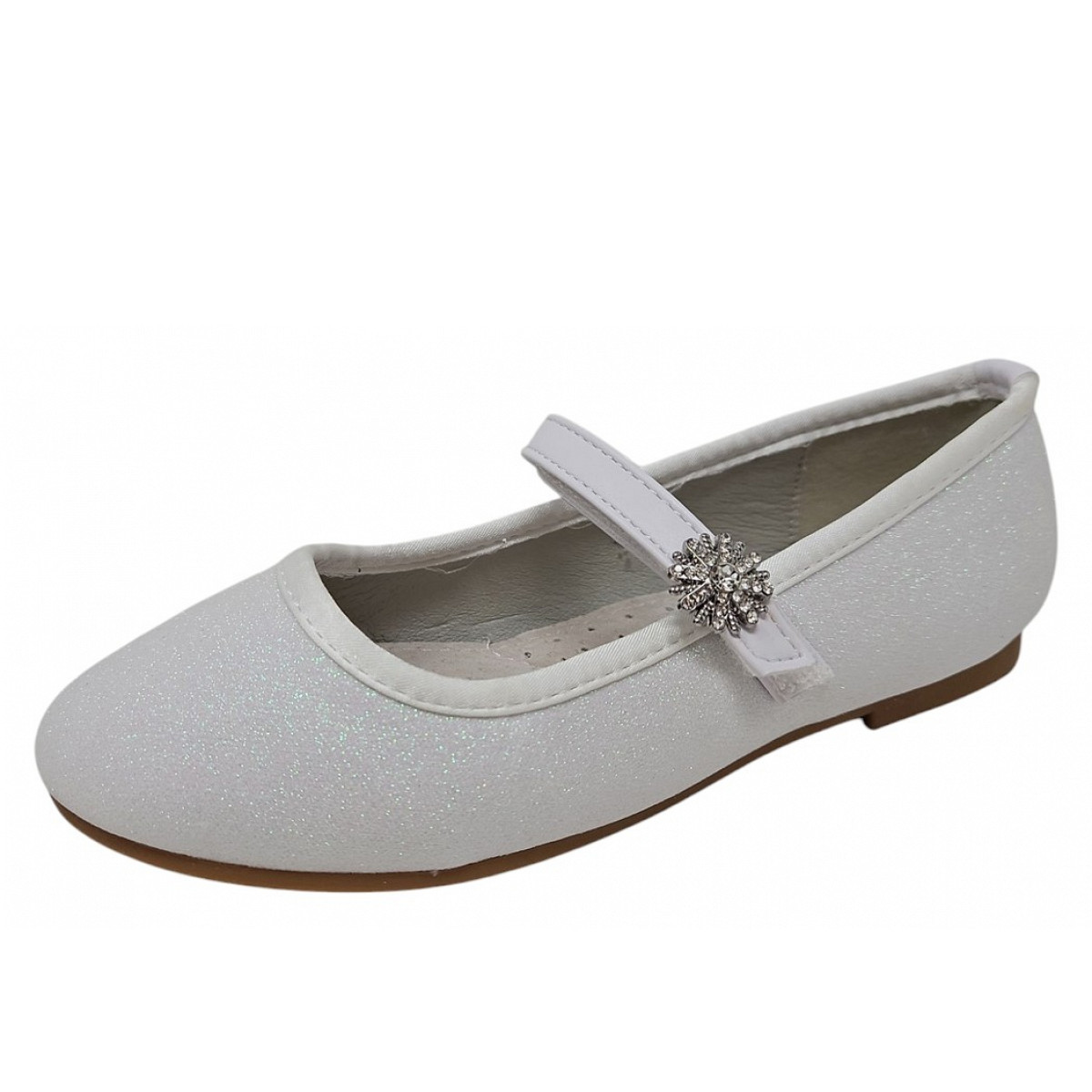 Jela Jela Spangenballerina Weiß