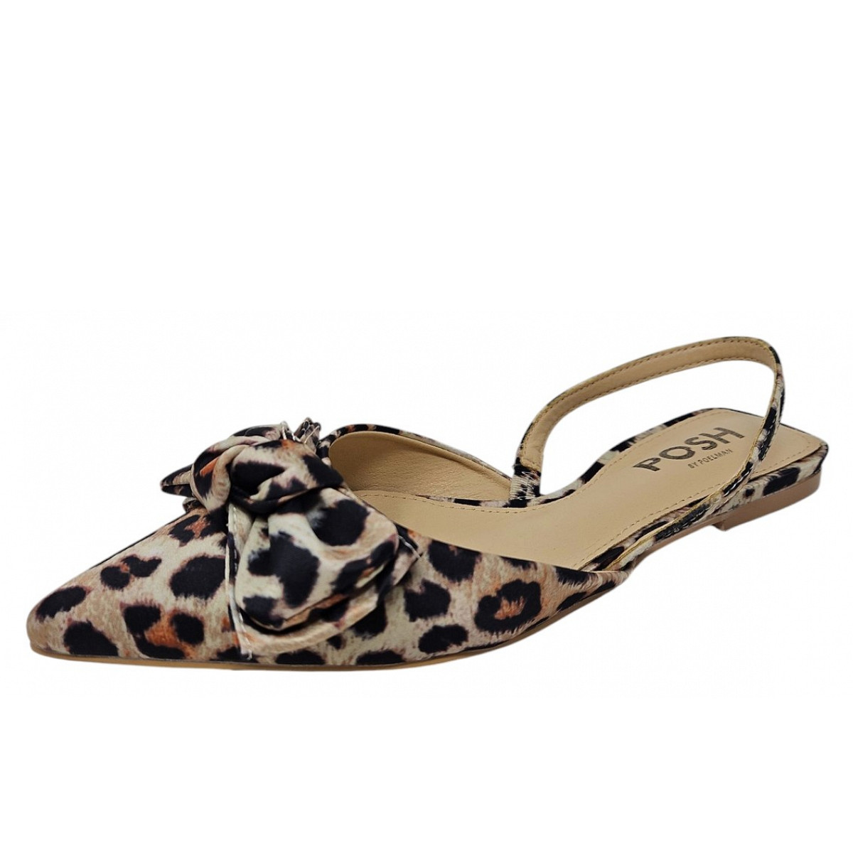 Poelman Slingpumps Metallic